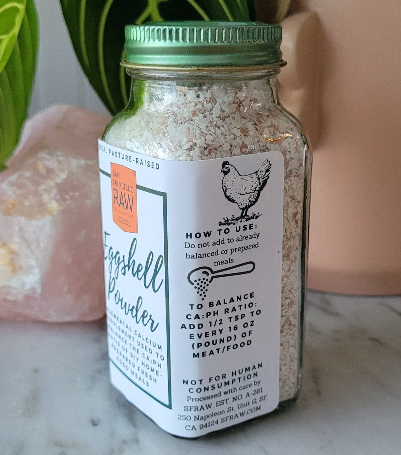 Eggshell Powder (ESP) from Locally Pasture-Raised Eggshells with the B ...